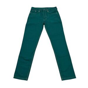 Vintage Y2K Place of Elms Green Denim Jeans Mens 34x34 Deadstock